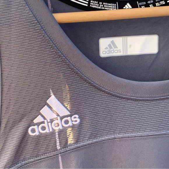 Adidas Men’s sizes S, M, L Black Athletic Tank Top Training Soccer NWT G112 - Picture 3 of 11